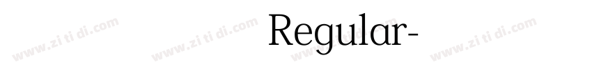 金山云技术体 Regular字体转换